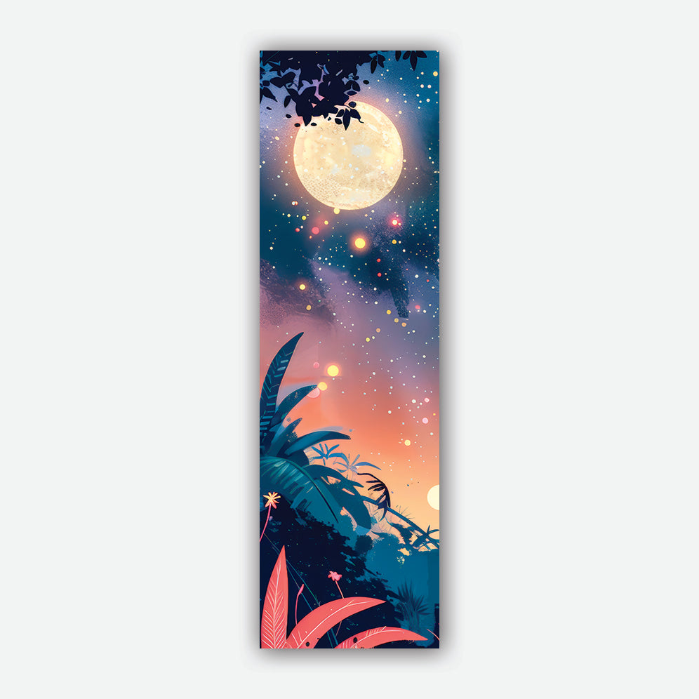 Moonlit Night Sky Bookmark